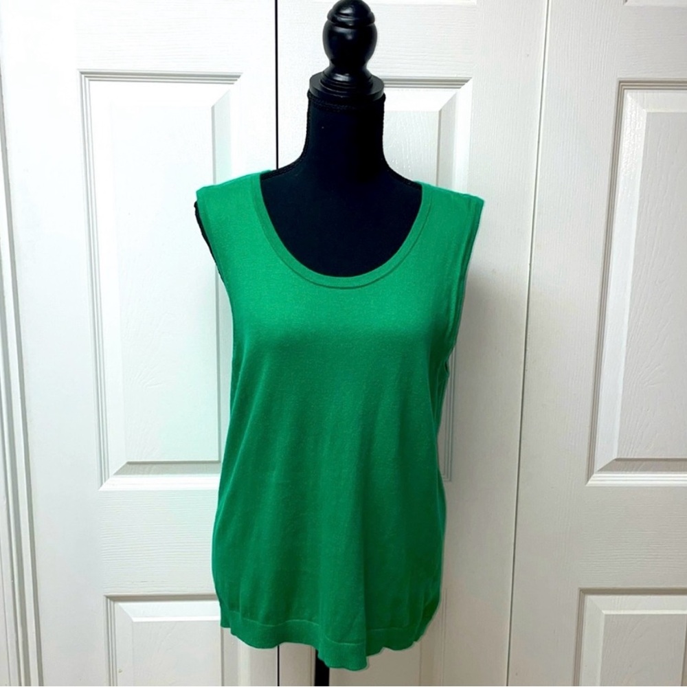 Talbots Kelly Green Blouse